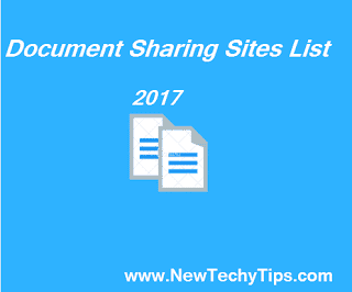 Document sharing sites 