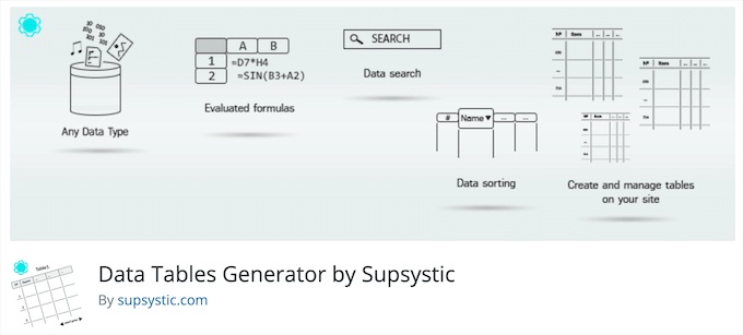 data-tables-generator