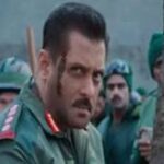 Salman Khan leading Indian Army troops in a high-altitude mountain battlefield scene from the galwan movie salman khan, portraying courage and patriotism in a cinematic war drama setting
