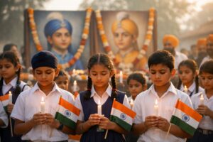 Veer Bal Diwas 2025 tribute ceremony honoring the bravery and sacrifice of Sahibzadas across India