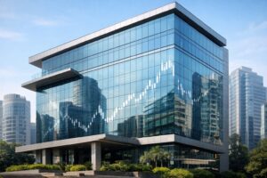 Axis Bank share price movement displayed on stock market screen with banking sector trend analysis