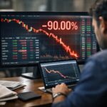 Did Angel One shares really crash 90% stock split impact on Angel One share price explained with stock market trading screen background