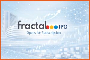 Fractal Analytics IPO GMP, Grey Market Premium Today concept showing stock market charts, IPO subscription analysis and investor trading environment with financial data visuals