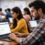 GATE 2026 response sheet download process shown on official exam portal login screen for engineering candidates