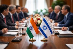 India Israel begin talks for free trade pact during official trade negotiations meeting in New Delhi between senior representatives