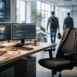 mrinank sharma resigns anthropic concept image showing AI safety researcher leaving modern artificial intelligence workplace environment