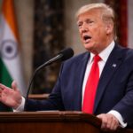 US President Donald Trump delivering speech while discussing how Pak PM would’ve died without me Trump repeats claim of averting India-Pak conflict during State of the Union address