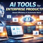 AI tools for enterprise productivity showcasing automation, business workflows, and intelligent enterprise solutions