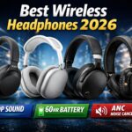 Best Wireless Headphones 2026 featuring premium noise cancelling Bluetooth headphones with long battery life