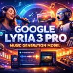 Google Lyria 3 Pro music generation model creating AI music inside Gemini
