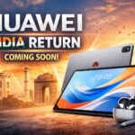 Huawei India return teaser image showing a new Huawei tablet launch in India with Flipkart comeback buzz