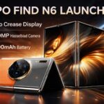 OPPO Find N6 launch foldable smartphone with zero crease display 200MP camera and 6000mAh battery design