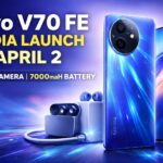 Vivo V70 FE India launch Monsoon Blue glow design smartphone