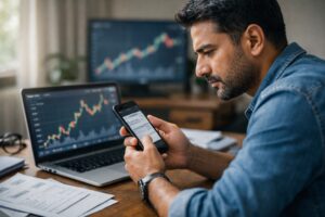 Yaap Digital IPO allotment status check online by Indian retail investor using mobile and laptop after IPO share allocation announcement