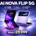AI Nova Flip 5G foldable smartphone price in India specs and features
