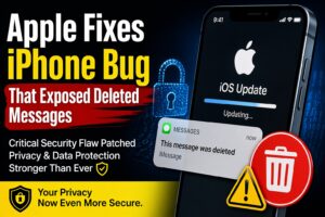 Apple fixes iPhone bug that exposed deleted messages through notification previews in iOS security update