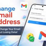 change Gmail address feature in Gmail settings interface without data loss