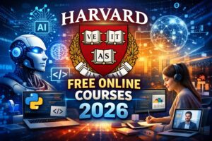 Harvard free online courses 2026 AI programming web development