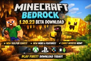 Minecraft Bedrock 1.20.23 beta download installation guide