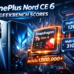 OnePlus Nord CE 6 Geekbench Snapdragon 7s Gen 4 benchmark performance