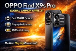 OPPO Find X9s Pro global launch April 21 featuring dual 200MP cameras and flagship smartphone design