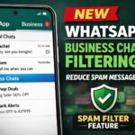 WhatsApp business chat filtering feature separating business messages to reduce spam and improve inbox organization