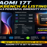 Xiaomi 17T Geekbench AI listing reveals Dimensity 8500 chipset with powerful AI benchmark scores