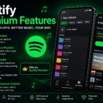 Spotify Premium Features update showcasing AI playlist creation and advanced music streaming tools