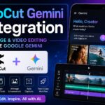 CapCut Gemini Integration showcasing AI image editing and AI video editing tools inside Google Gemini app with advanced multimedia creation features and conversational AI workflow.