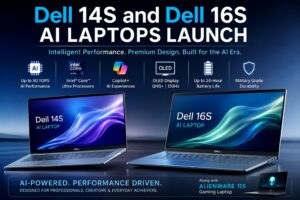 Dell 14S and Dell 16S AI laptops with Intel Core Ultra processors, OLED displays and advanced AI performance