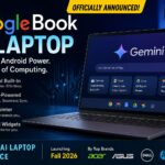 GoogleBook AI laptop with Gemini I