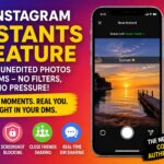 Instagram Instants feature showing disappearing unedited photos in Instagram DMs