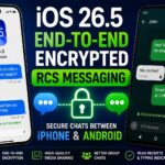iOS 26.5 end-to-end encrypted RCS messaging feature on iPhone and Android smartphonesiOS 26.5 end-to-end encrypted RCS messaging feature on iPhone and Android smartphones