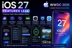 iOS 27 features leak showing Apple AI upgrades, smarter Siri, and new iPhone features ahead of WWDC 2026