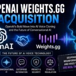 OpenAI Weights.gg acquisition highlighting AI voice cloning technology, deepfake concerns, conversational AI systems, and enterprise artificial intelligence innovation.