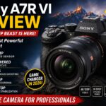 Sony A7R VI Review showing Sony’s 66.8MP full-frame mirrorless camera with AI autofocus and 8K video features for professional photography and filmmaking.