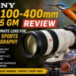 Sony FE 100-400mm f/4.5 GM telephoto lens attached to Sony A7R VI for bird photography and sports photography outdoors