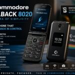 Commodore Callback 8020 flip phone featuring Sailfish OS and privacy-focused digital detox features for reducing smartphone addiction