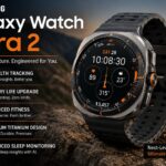 Galaxy Watch Ultra 2 premium smartwatch featuring AI health tracking, advanced fitness monitoring, brighter AMOLED display, and improved battery life