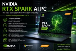 Nvidia RTX Spark AI PC next-generation AI-powered Windows computer with advanced local AI processing and RTX graphics technology.
