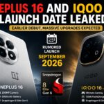 OnePlus 16 and iQOO 16 launch date leak showing next-generation flagship smartphones with Snapdragon 8 Elite Gen 6, massive battery upgrades, AI features, and September 2026 launch timeline.