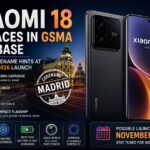 Xiaomi 18 surfaces in GSMA database with Madrid codename, highlighting the expected November 2026 launch, Snapdragon 8 Elite Gen 6 chipset, AI features, and premium flagship design.